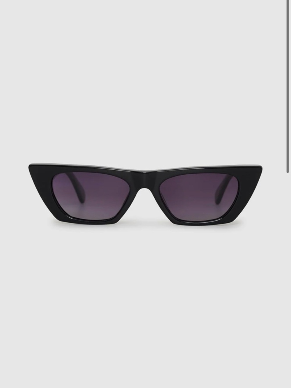 Anine Bing Black Cat-Eye Sunglasses